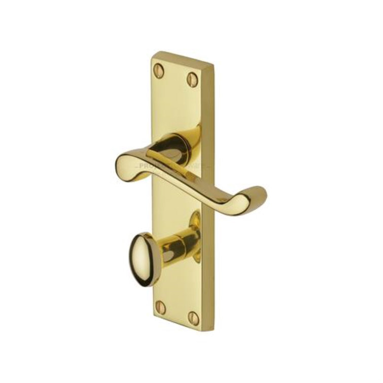 Heritage Brass Malvern Bathroom Door Handle Wayfair.co.uk